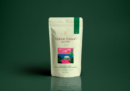 Matcha Premium infusé aux champignons adaptogènes